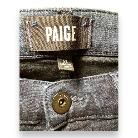 PAIGE Federal Slim Straight Leg Denim Jean Pants Size 33 - Picture 5 of 6